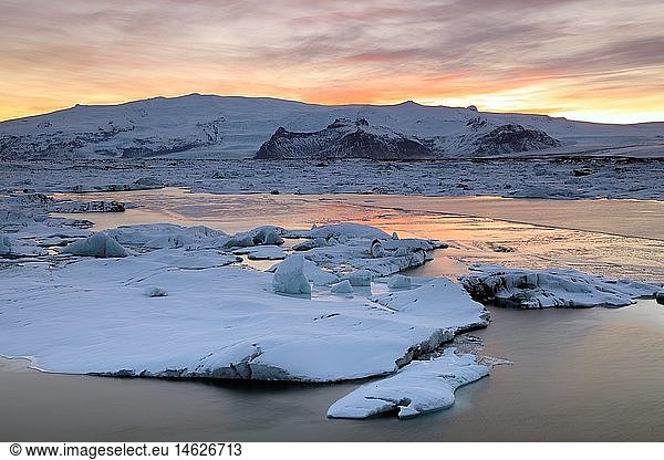Geografie  Island  Ostisland  JÃ¶kulsarlon  Gletscherlagune