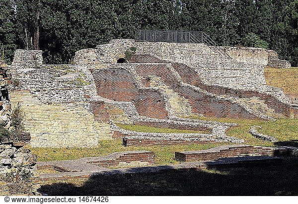 Geografie  Italien  Emilia-Romagna  Rimini  GebÃ¤ude  Amphitheater