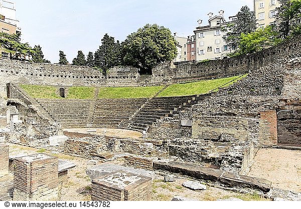 Geografie  Italien  Friaul  Triest  RÃ¶misches Theater (Teatro Romano)  erbaut: 1. Jh. n.Chr.