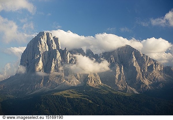 Geografie  Italien  Langkofelgruppe  Blick von Norden  Dolomiten