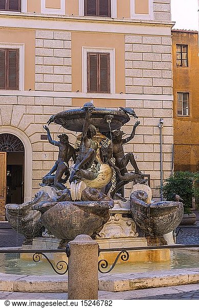 Geografie  Italien  Latium  Rom  Piazza Mattei  Fontana delle Tartarughe