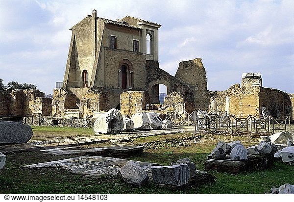 Geografie  Italien  Rom  Palatin  Ausgrabungen  GebÃ¤ude