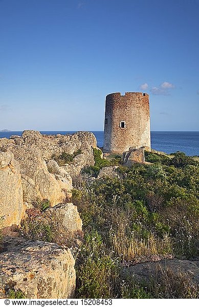 Geografie  Italien  Sardinien  Costa del Sud  Teulada  Porto di Teulada  Torre Budello