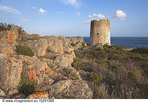 Geografie  Italien  Sardinien  Costa del Sud  Teulada  Porto di Teulada  Torre Budello