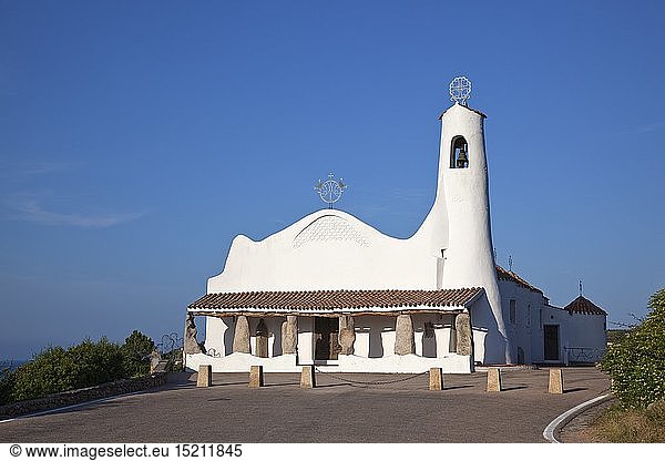 Geografie  Italien  Sardinien  Kirche Stella Maris in Porto Cervo  Costa Smeralda  Sardinien