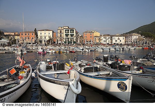 Geografie  Italien  Venetien  Gardasee  Garda  Hafen
