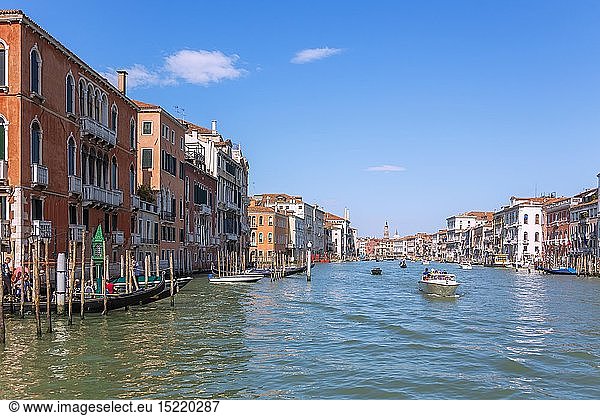 Geografie  Italien  Venetien  Venedig  Canal Grande  Blick von San TomÃ  Richtung Ponte di Rialto