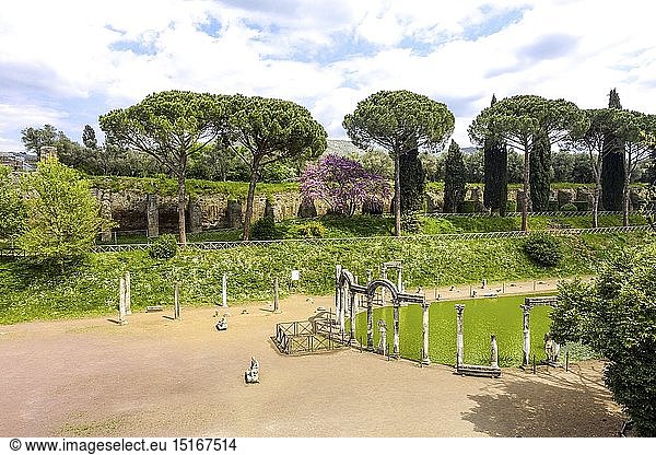 Geografie  Italien  Villa Adriana  Tivoli  Latium  UNESCO Weltkulturerbe