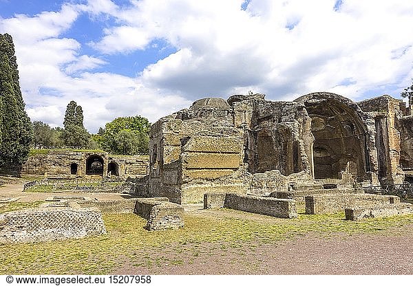 Geografie Italien Villa Adriana Tivoli Latium UNESCO Weltkulturerbe