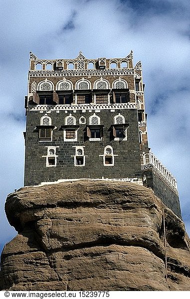 Geografie  Jemen  Imams-Palast  Wadi Dhar  Arabien  Naher Osten