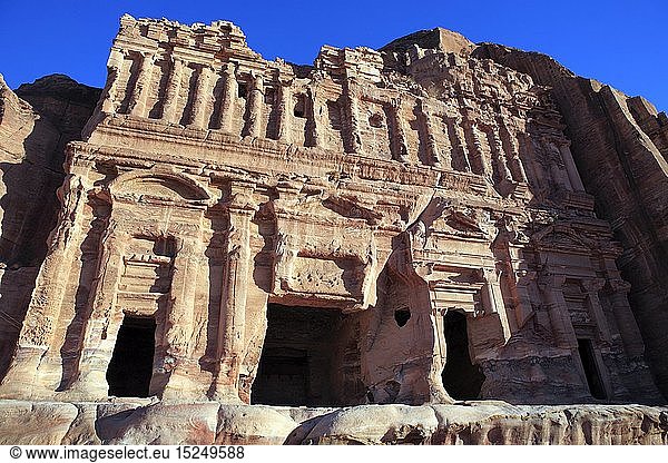 Geografie  Jordanien  Petra  FelsengrÃ¤ber  PalastgrÃ¤ber  erbaut: 1. Jahrhundert n.Chr.