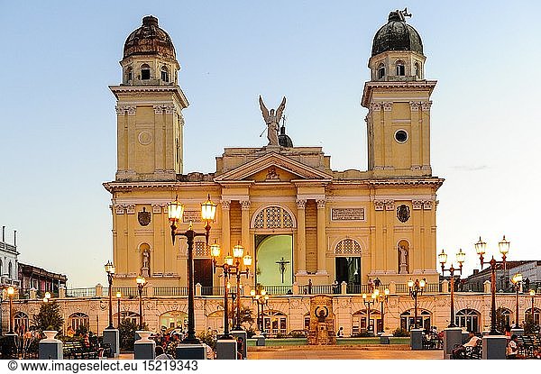 Geografie  Kuba  Santiago de Cuba  Parque Cespedes  Kathedrale Santa Iglesia Basilica  AuÃŸenansicht