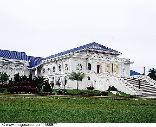 Geografie  Malaysia  Jahore Bahru  GebÃ¤ude  Sultan Palast  AuÃŸenansicht