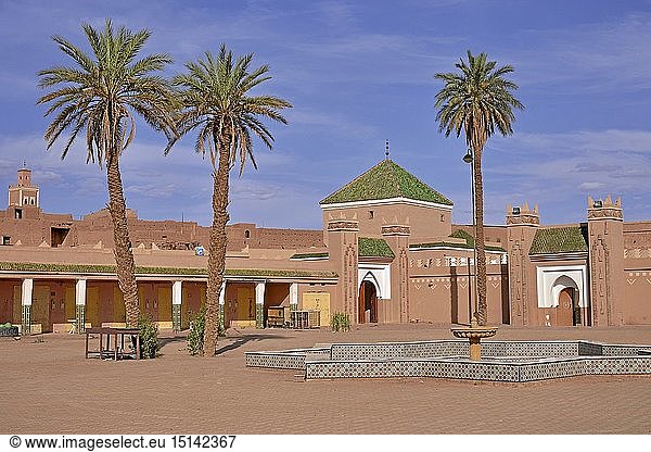 Geografie  Marokko  Bibliothek der Koranschule  Tamegroute  Region Souss-Massa-Draa  Afrika