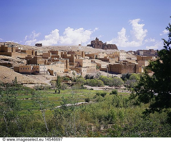 Geografie  Marokko  Hoher Atlas  Dades Tal  Boumalue  typisches Dorf