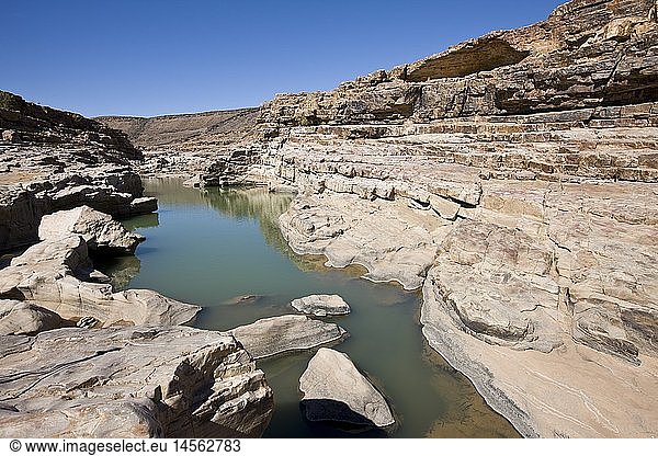 Geografie  Namibia  Region Karas  Ai-Ais Richtersveld Transfrontier Park  Fish River Canyon  Fish River