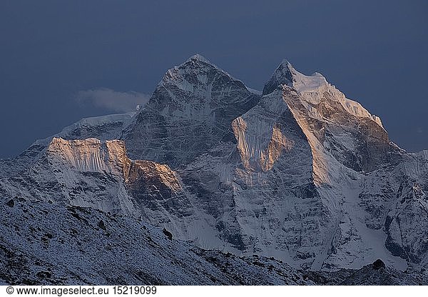 Geografie  Nepal  Solo Khumbu  Hinku Himal  Massiv der Kang Taiga