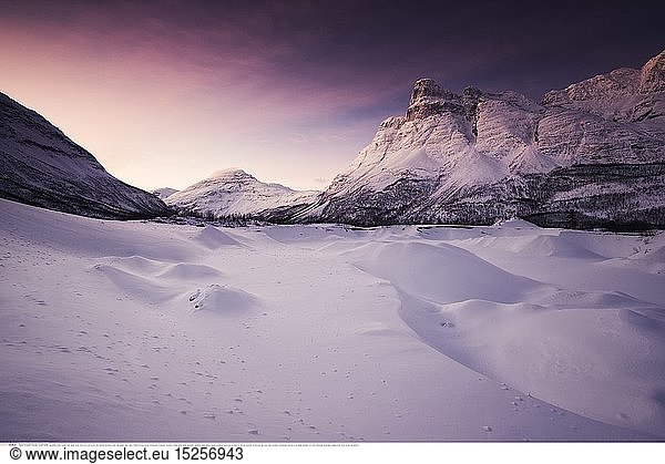 Geografie  Norwegen  Norden  Winter