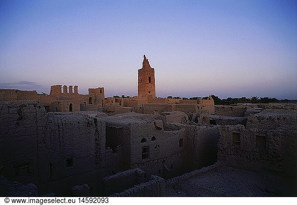 Geografie  Oman  Manah  Ruinen