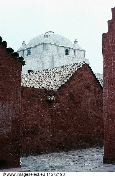 Geografie  Peru  Arequipa  GebÃ¤ude  Kloster Santa Catalina  erbaut 16.Jh. Geografie, Peru, Arequipa, GebÃ¤ude, Kloster Santa Catalina, erbaut 16.Jh.