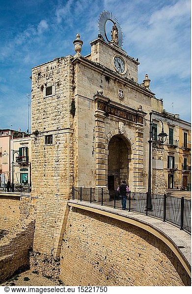 Geografie  Porta Baresana  Bitonto  erbaut 16. Jahrhundert  Italien  Apulien