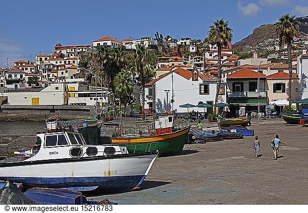 Geografie  Portugal  Insel Madeira  Camara de Lobos  Ortsansicht