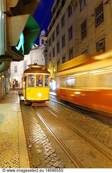Geografie  Portugal  Lissabon  historische Tram  Linie 28  Alfama