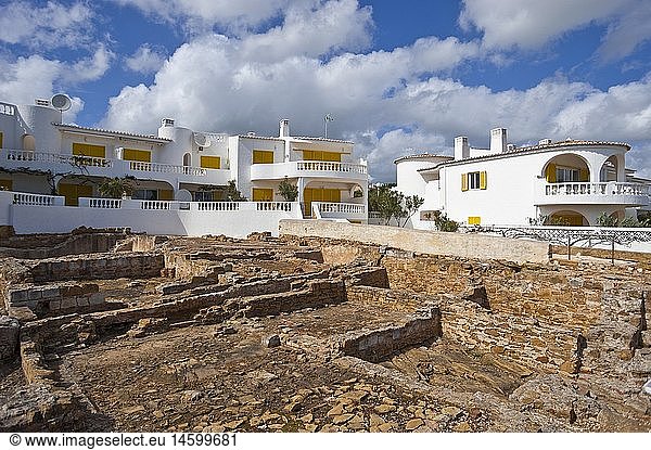 Geografie Portugal Luz Estacao Arqueologica Romana da Praia da Luz Römisches Badehaus
