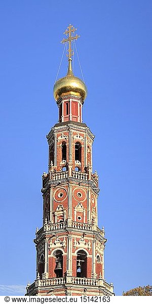 Geografie  Russland  Moskau  Kirchen  Nowodewitschi Kloster (Neujungfrauenkloster)  AuÃŸenansicht  oktogonaler Glockenturm  erbaut 1689-90
