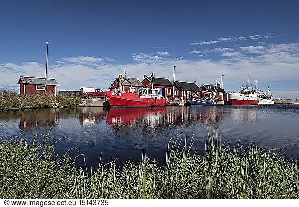 Geografie  Schweden  Kalmar  Degerhamn  Hafen an der OstkÃ¼ste von Insel Ã–land  Gammalsby  bei Degerhamn  Smaland  SÃ¼dschweden