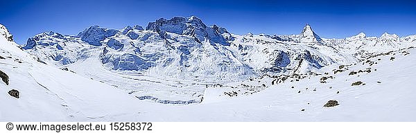 Geografie  Schweiz  Monte Rosa  4633 m  Dufourspitze 4634m  Breithorn  4165m  Matterhorn  4478m  Dent Blanche  4357m  Ober Gabelhorn  4063m  Wallis