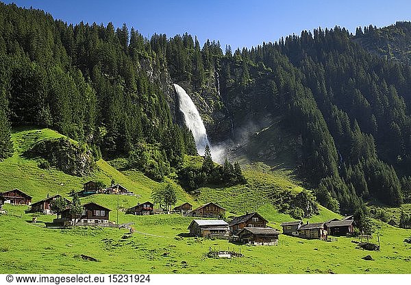 Geografie  Schweiz  StÃ¤ubifall  100 m  Alp Aesch  Uri