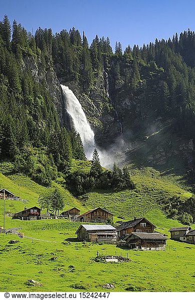 Geografie  Schweiz  StÃ¤ubifall  100 m  Alp Aesch  Uri