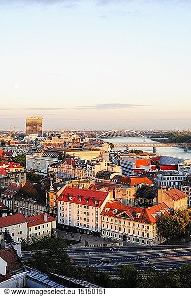 Geografie  Slowakei  StÃ¤dte  Bratislava  Stadtansicht
