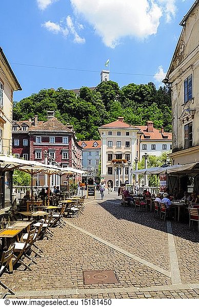 Geografie  Slowenien  StÃ¤dte  Ljubljana  Stadtansichten  Altstadt