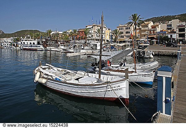 Geografie  Spanien  Balearen  Mallorca  Fischer- und Yachthafen von Andraitx