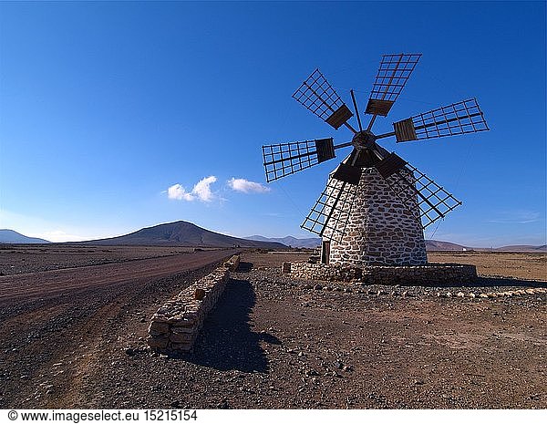 Geografie  Spanien  Kanarische Inseln  Fuerteventura  WindmÃ¼hle