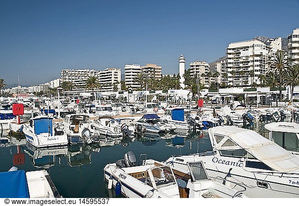 Geografie  Spanien  Provinz Malaga  Andalusien  Marbella  Jachthafen