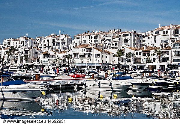 Geografie  Spanien  Provinz Malaga  Andalusien  Marbella  Puerto Banus  Jachthafen
