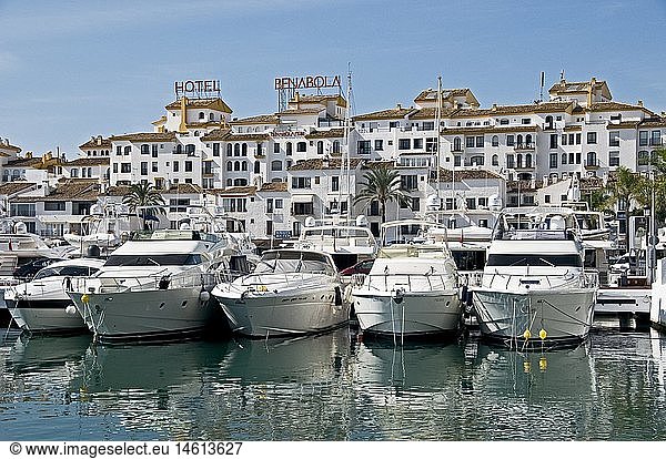 Geografie  Spanien  Provinz Malaga  Andalusien  Marbella  Puerto Banus  Jachthafen  Hotel 'Benabola'