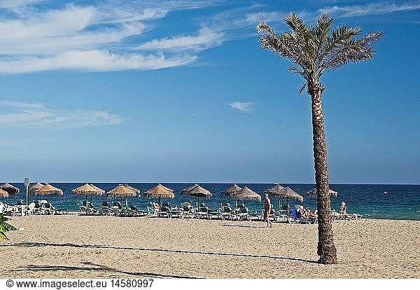 Geografie  Spanien  Provinz Malaga  Andalusien  Marbella  Puerto Banus  Strand