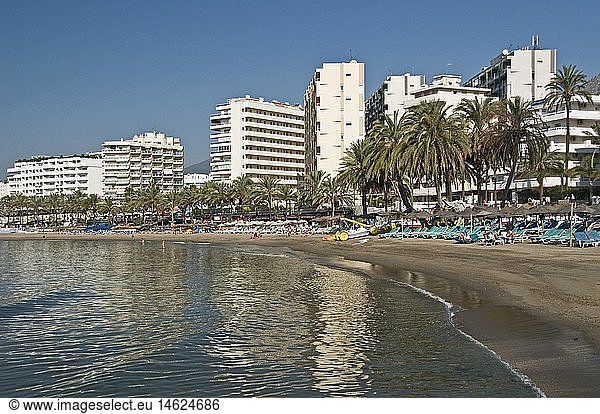 Geografie  Spanien  Provinz Malaga  Andalusien  Marbella  Strand