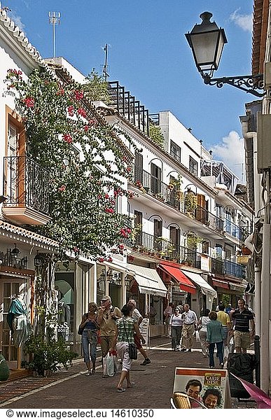 Geografie  Spanien  Provinz Malaga  Marbella  Altstadt  GeschÃ¤fte