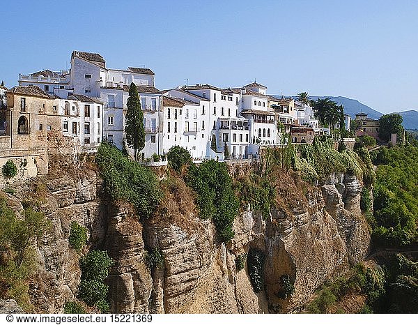 Geografie  Spanien  Ronda  Malaga  Altstadt  Schlucht El Tajo  Andalusien