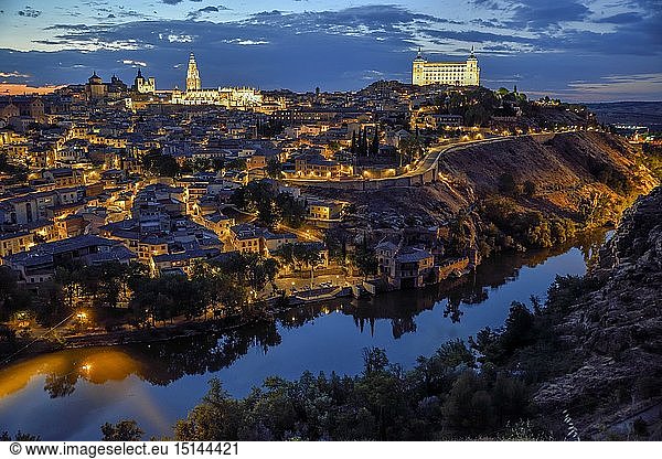 Geografie  Spanien  Stadtansicht von Toledo  Provinz Kastilien-La Mancha
