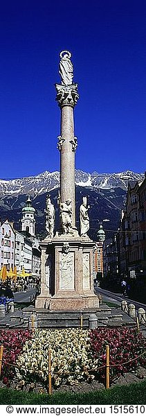 Geografie  Ã–sterreich  Innsbruck  PestsÃ¤ule  Tirol