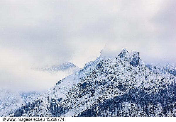 Geografie  Ã–sterreich  OberÃ¶sterreich  Winter  Totes Gebirge  Almtal