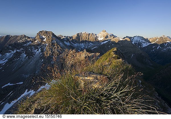 Geografie  Ã–sterreich  Tirol  Lechtaler Alpen  Parseierspitze von Norden