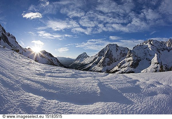 Geografie  Ã–sterreich  Tirol  Mieminger Berge  Hochwand von Norden