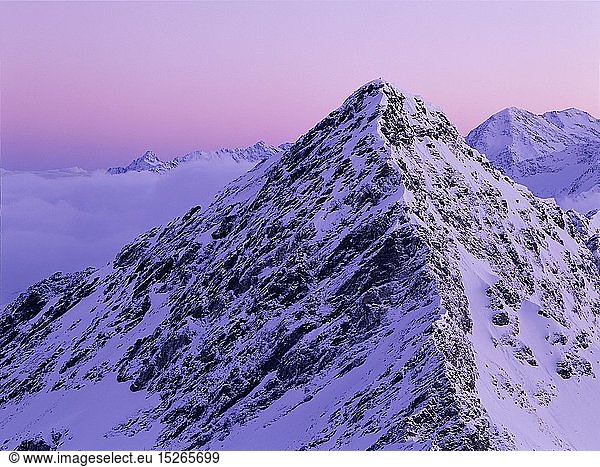 Geografie  Ã–sterreich  Tirol  Ã–tztaler Alpen  Blick vom Wurmkogel Ã¼ber die Schermerspitze (Gurglerkamm Ã¼ber Obergurgl)